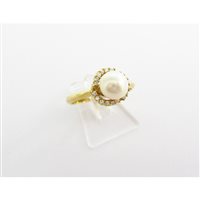 Anillo Damiata Gioielli Mujer in Oro amarillo Perla 769/102/5-D199 - 769/102/5-D199